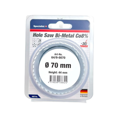 Hole saw SPECIALIST+ Bi-Metal 70 mm Hole saw SPECIALIST+ Bi-Metal 70 mm