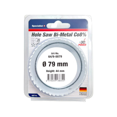 Hole saw SPECIALIST+ Bi-Metal 79 mm Hole saw SPECIALIST+ Bi-Metal 79 mm
