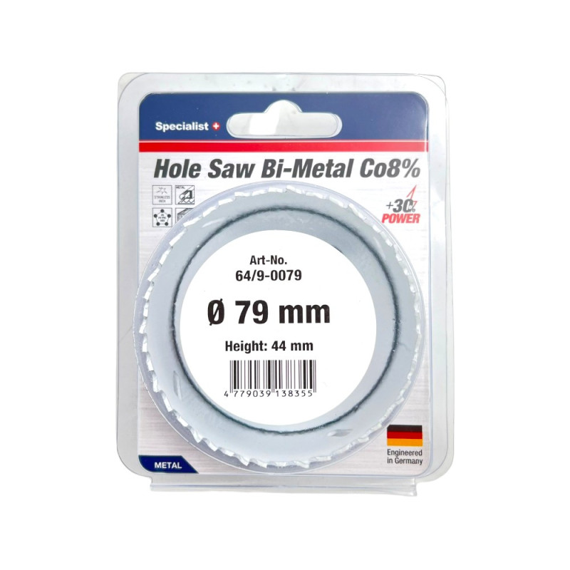 Hole saw SPECIALIST+ Bi-Metal 79 mm Hole saw SPECIALIST+ Bi-Metal 79 mm