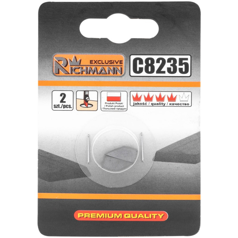 Spare blades for hole Spare blades for hole