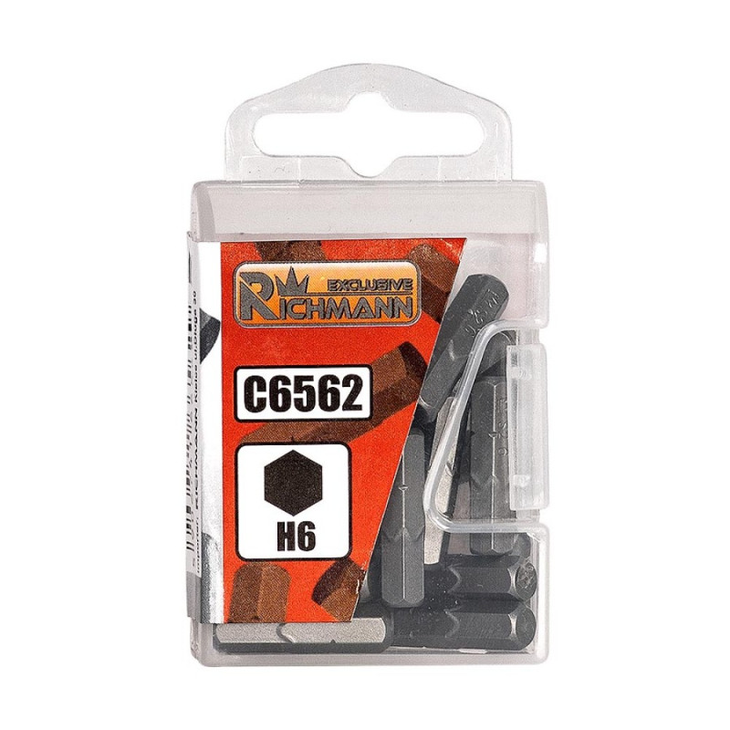 BIT 1/4" IMBUS 6x25MM "EXCLUSIVE" S2 BIT 1/4" IMBUS 6x25MM "EXCLUSIVE" S2