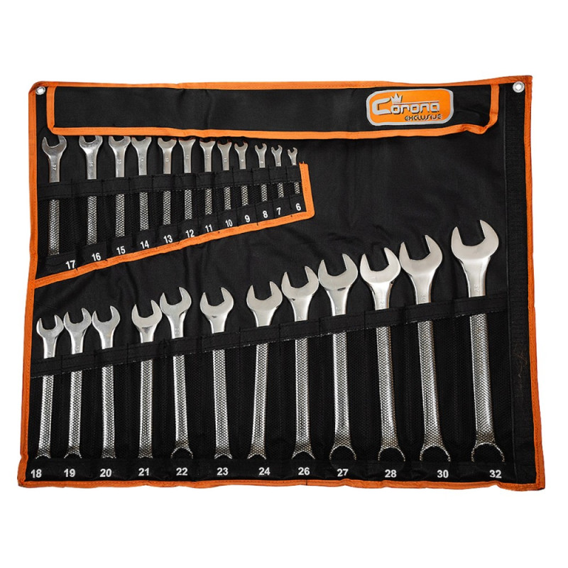 COMBINATION SPANNERS 6-32MM, 24PCS COMBINATION SPANNERS 6-32MM, 24PCS