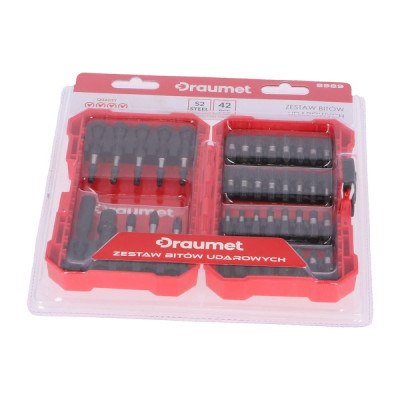 DRAUMET Impact bit set 42pcs. DRAUMET Impact bit set 42pcs.