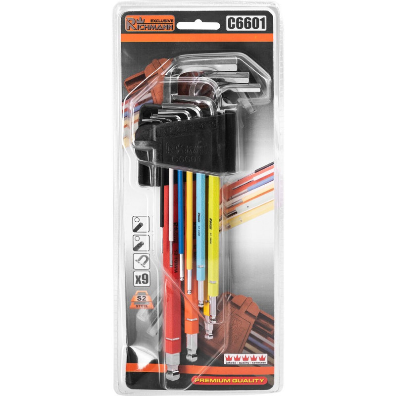 Keys Hex 1,5-10 mm Keys Hex 1,5-10 mm