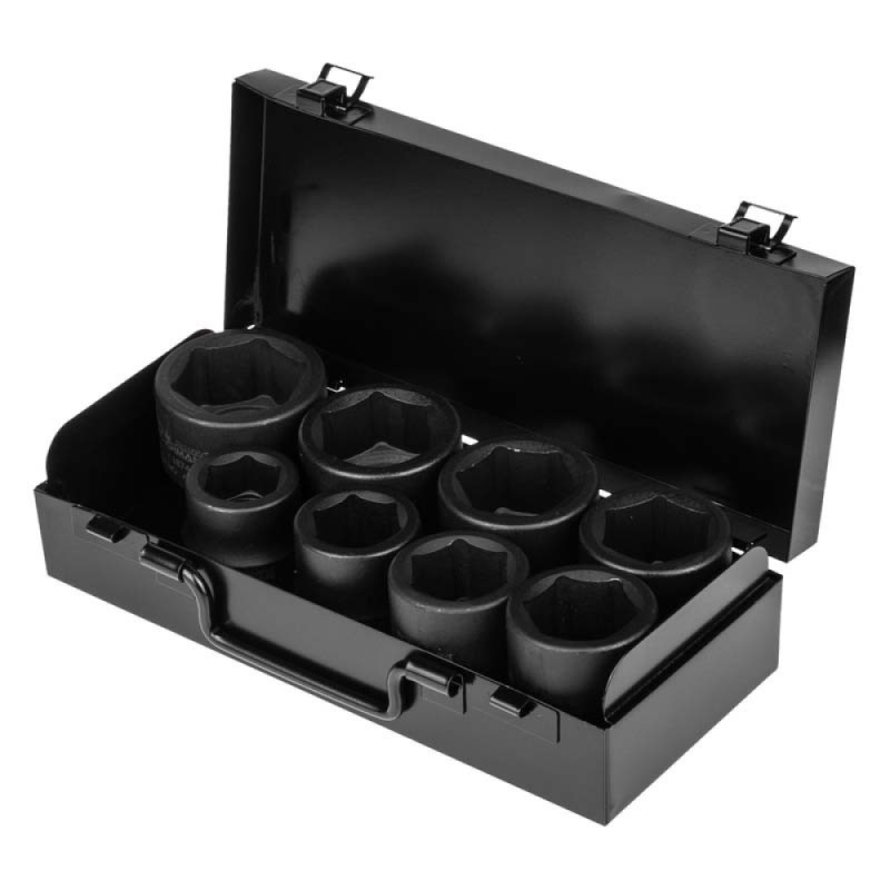 Set of impact sockets C4023, 8 pcs. Set of impact sockets C4023, 8 pcs.