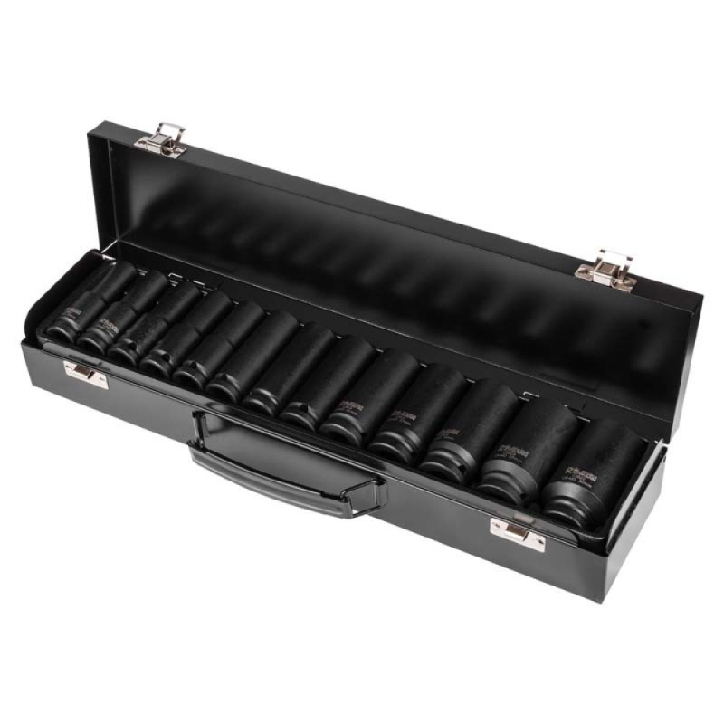 Set of impact sockets C4027, 13 pcs. Set of impact sockets C4027, 13 pcs.
