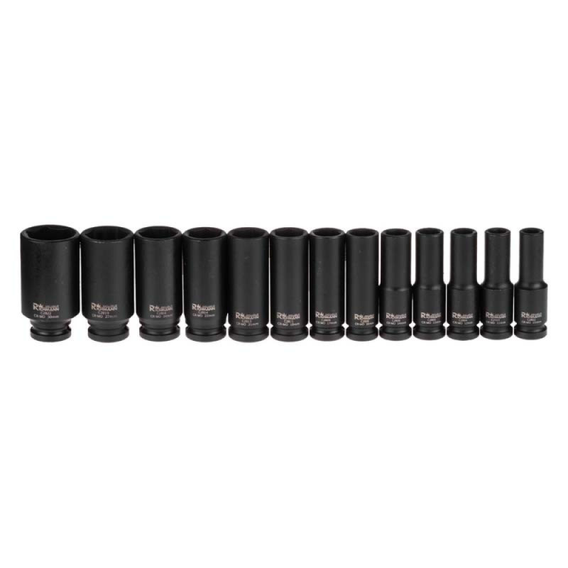 Set of impact sockets C4027, 13 pcs. Set of impact sockets C4027, 13 pcs.