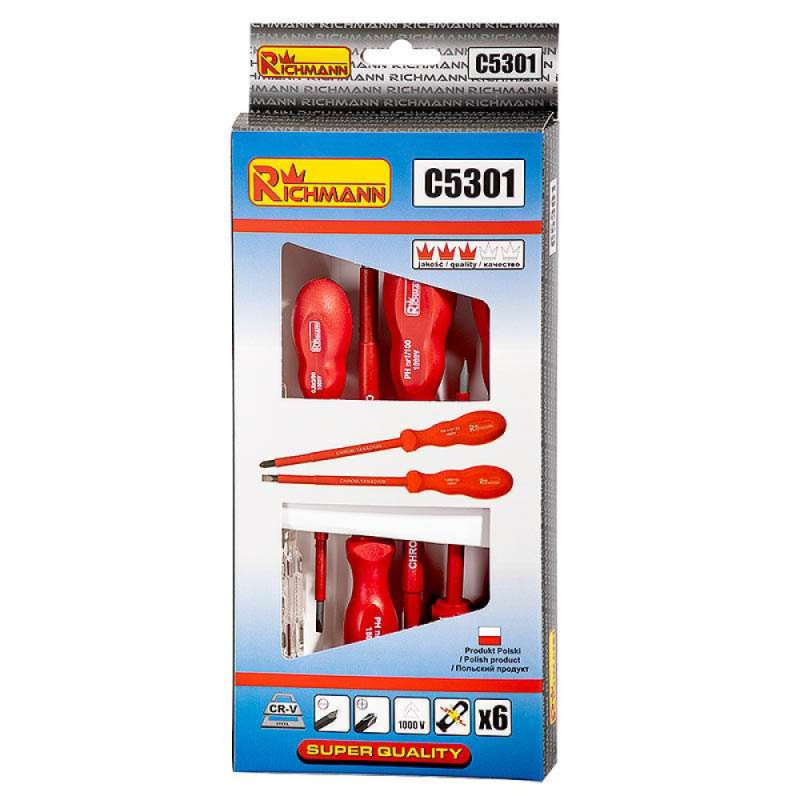 Set of screwdrivers for electricians Set of screwdrivers for electricians