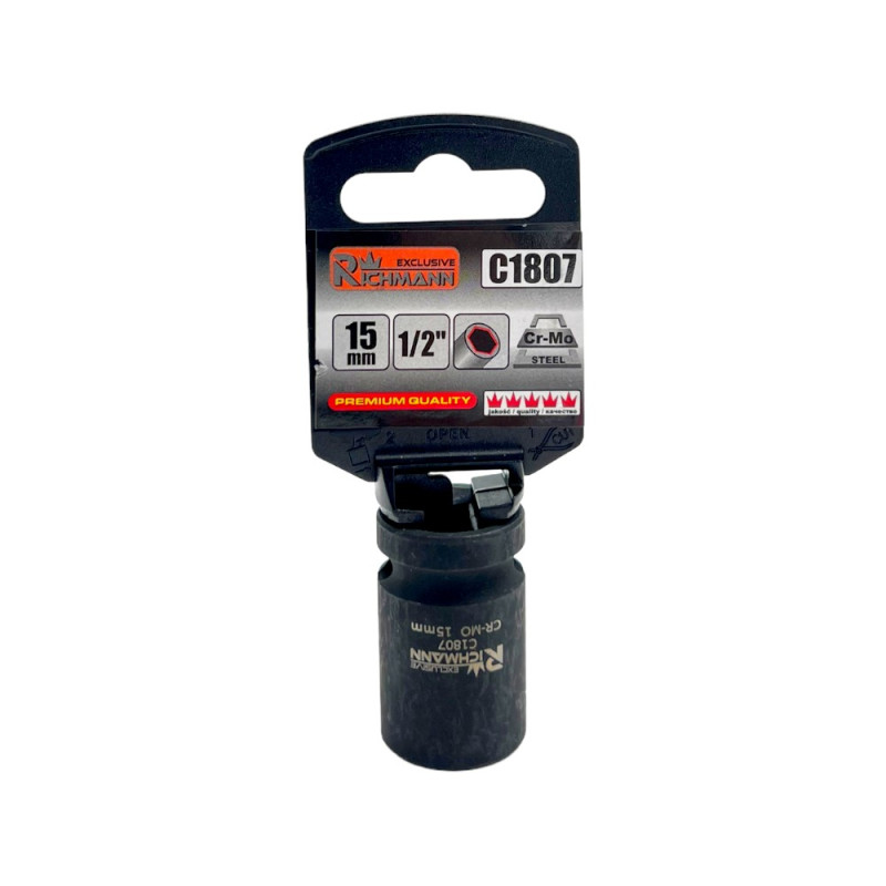 SINGLE IMPACT SOCKET 1/2' 15 MM "CORONA" SINGLE IMPACT SOCKET 1/2' 15 MM "CORONA"