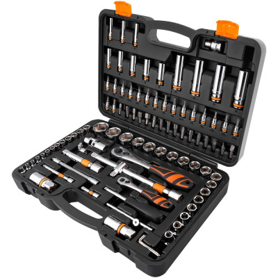 Socket set. Bits s2 steel, 94 pcs Socket set. Bits s2 steel, 94 pcs
