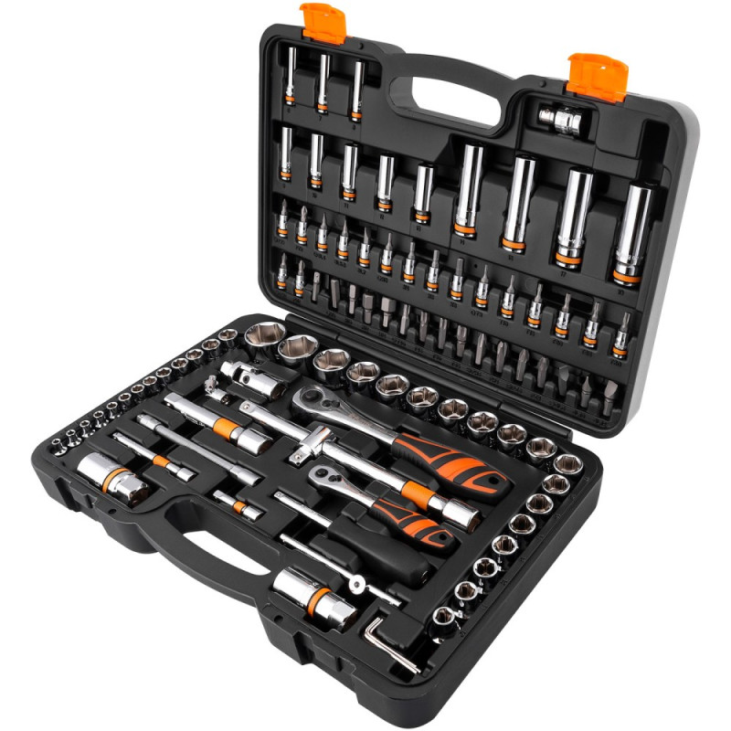 Socket set. Bits s2 steel, 94 pcs Socket set. Bits s2 steel, 94 pcs