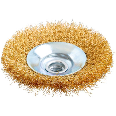 BEVEL BRUSH - CRIMPED WIRE 100MM BEVEL BRUSH - CRIMPED WIRE 100MM