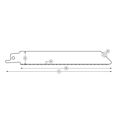 Bi-Metal Reciprocating Saw Blade for metal „Specialist+" 150 mm 14TPI Bi-Metal Reciprocating Saw Blade for metal „Specialist+" 150 mm 14TPI