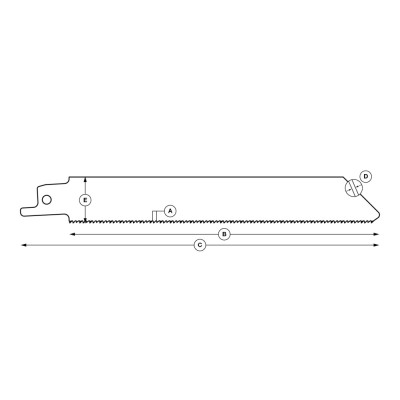 Bi-Metal Reciprocating Saw Blade for metal „Specialist+" 150 mm 18TPI Bi-Metal Reciprocating Saw Blade for metal „Specialist+" 150 mm 18TPI