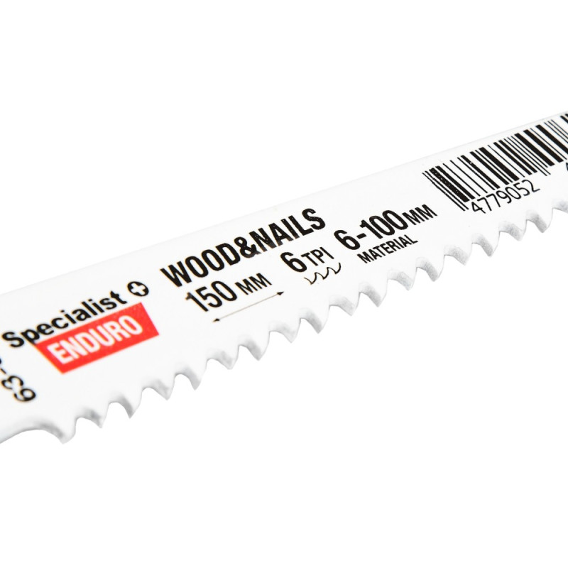 Bi-Metal Reciprocating Saw Blade for metal „Specialist+" 150 mm 6TPI Bi-Metal Reciprocating Saw Blade for metal „Specialist+" 150 mm 6TPI