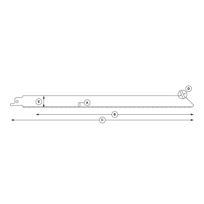 Bi-Metal Reciprocating Saw Blade for pallets „Specialist+" 300 mm 10TPI Bi-Metal Reciprocating Saw Blade for pallets „Specialist+" 300 mm 10TPI