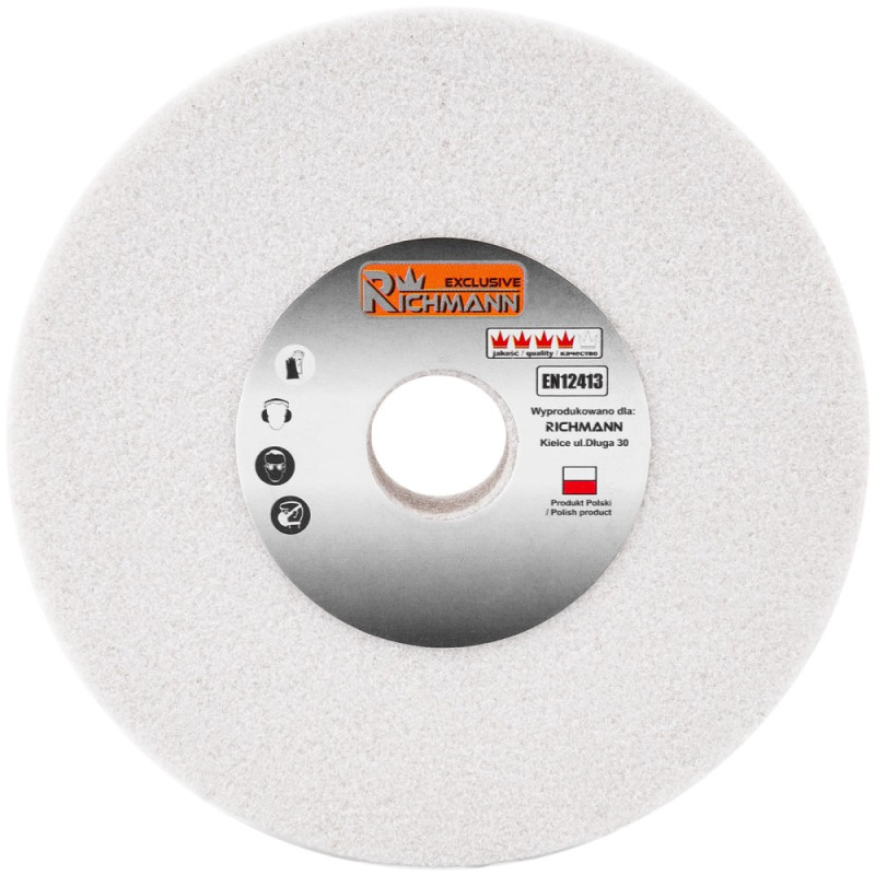 CERAMIC GRINDING WHEEL 125 x 20 x 20 WHITE 99A60K CERAMIC GRINDING WHEEL 125 x 20 x 20 WHITE 99A60K