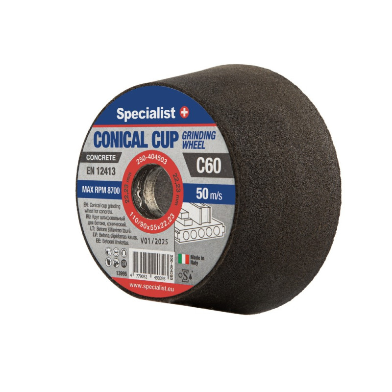 Conical cup grinding wheels 110/90X55X22,23 2C60PB Conical cup grinding wheels 110/90X55X22,23 2C60PB