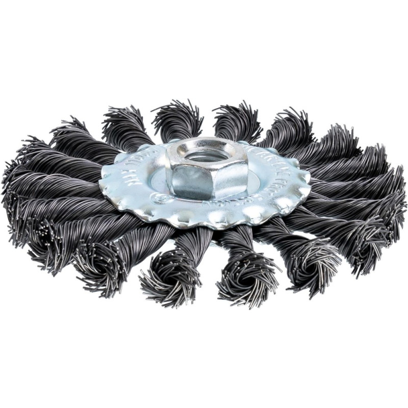 Flat twisted wire brush 115 x 22,2 mm. Richmann Flat twisted wire brush 115 x 22,2 mm. Richmann