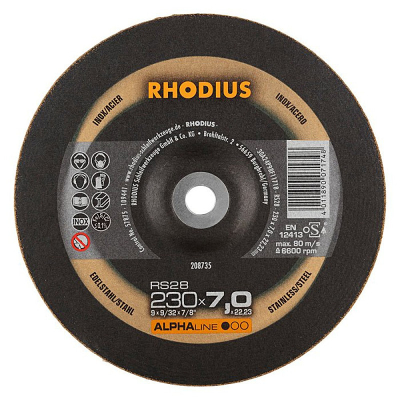 Grindig disc 230x7,0x22,23 Grindig disc 230x7,0x22,23