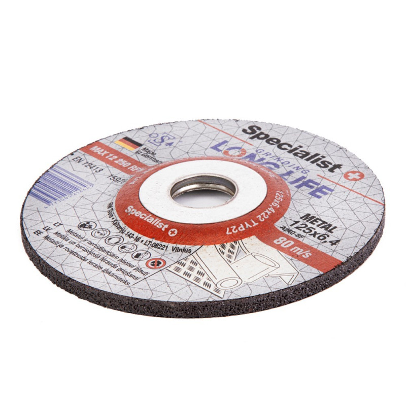 Grinding disc 125x6,4x22 Grinding disc 125x6,4x22