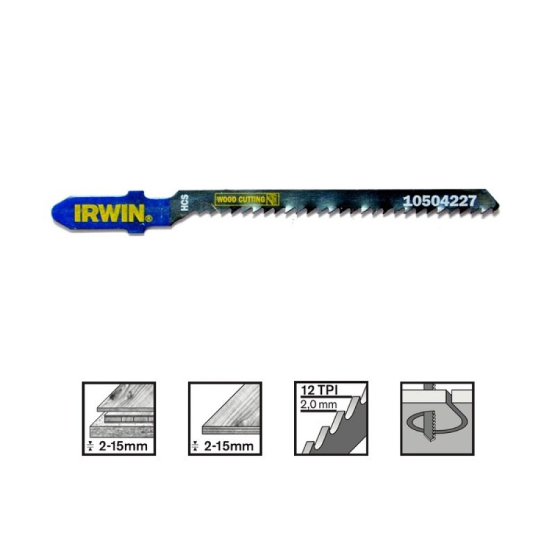 IRWIN Jig saw blades, 5PK T119BO IRWIN Jig saw blades, 5PK T119BO