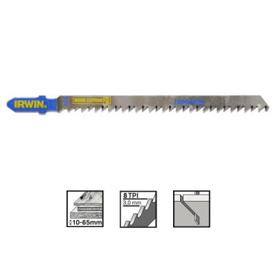 IRWIN Jig saw blades, 5PK T301CD IRWIN Jig saw blades, 5PK T301CD