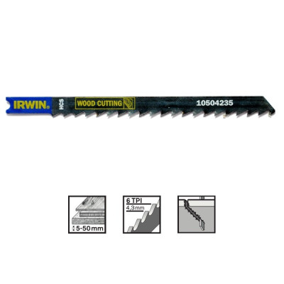 IRWIN Jig saw blades, 5PK U144D IRWIN Jig saw blades, 5PK U144D
