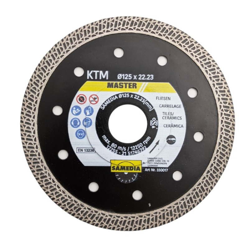 KTM diamond blade 125x22/1,4 KTM diamond blade 125x22/1,4