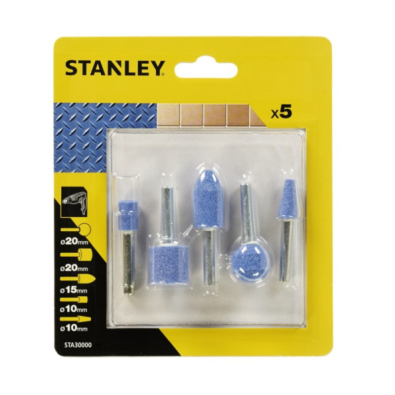 Mounted Stone 5pce 6mm Shank Mounted Stone 5pce 6mm Shank