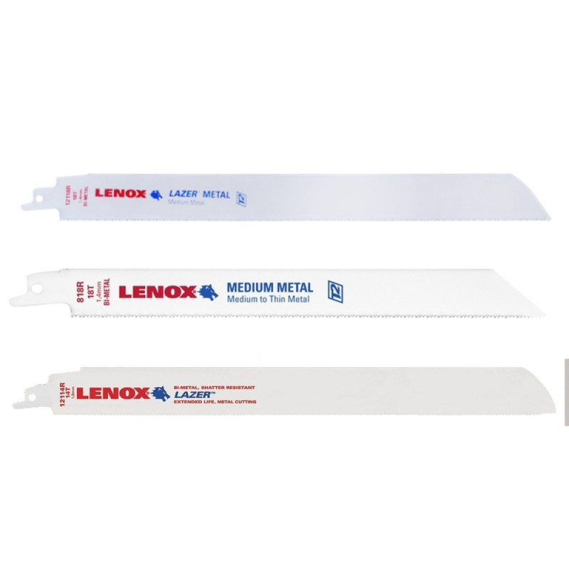 Recipr.Blades for metal Lenox 200mm18TPI Recipr.Blades for metal Lenox 200mm18TPI