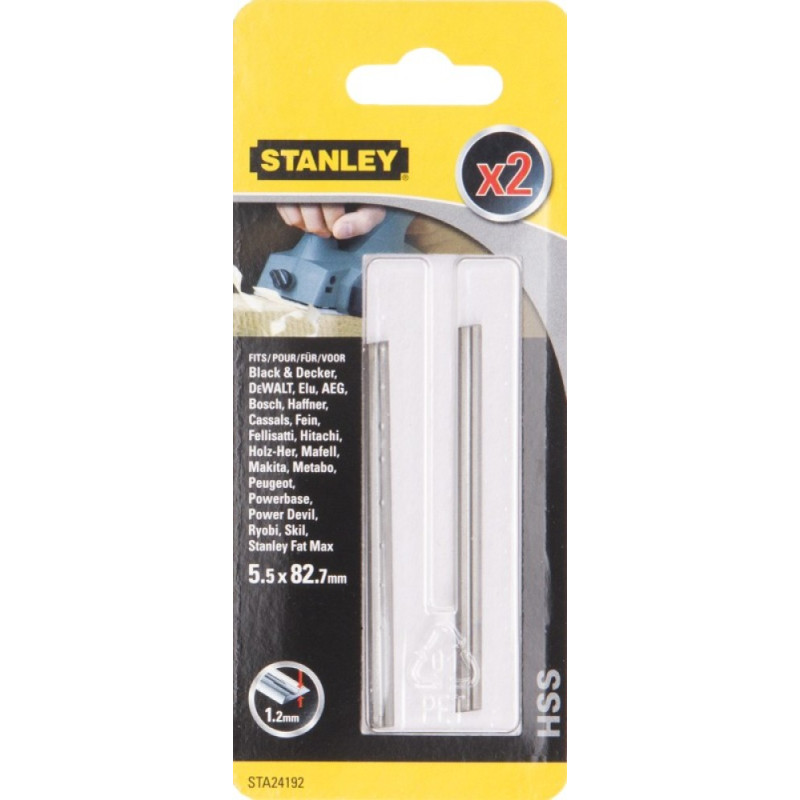 TCT planer blades 5.5x82x1.1mm: TCT/HM: TCT planer blades 5.5x82x1.1mm: TCT/HM: