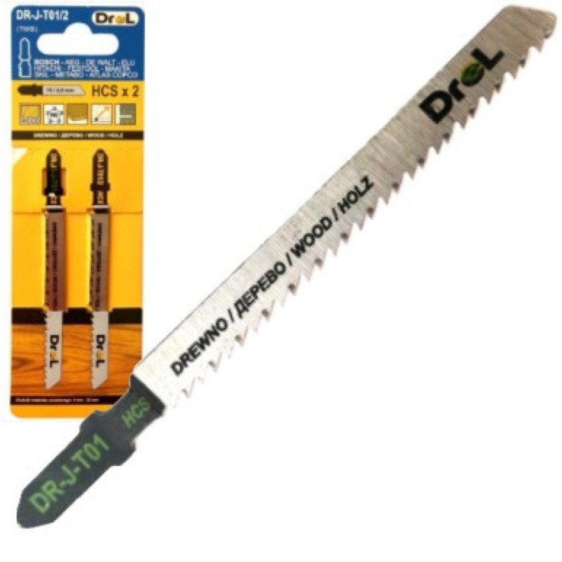 T-type jigsaw blades: 2,5 x 100 mm 2 pc T-type jigsaw blades: 2,5 x 100 mm 2 pc