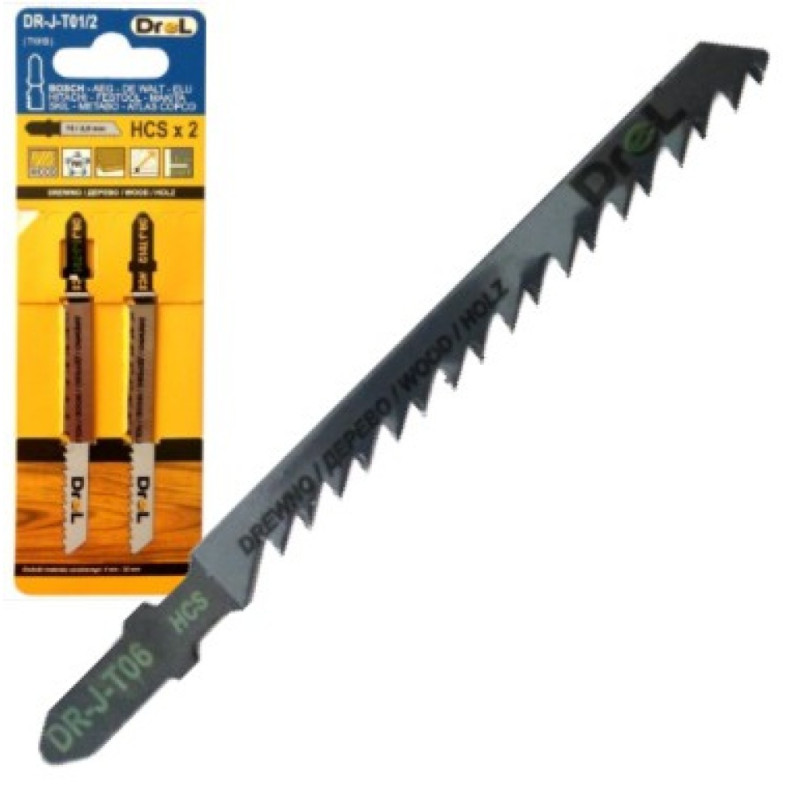 T-type jigsaw blades: 4,0 x 100 mm 2 pc T-type jigsaw blades: 4,0 x 100 mm 2 pc
