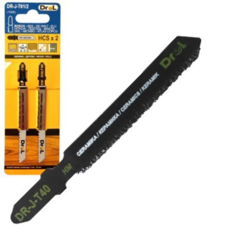 T-type jigsaw blades: 76 mm 2 pcs T-type jigsaw blades: 76 mm 2 pcs