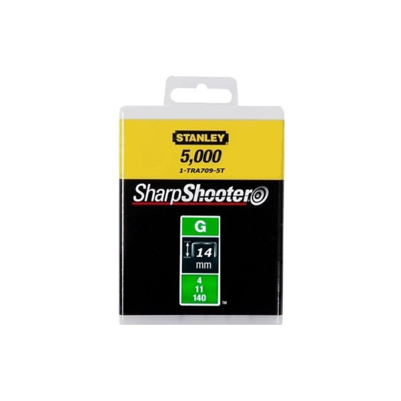 6MM/1/4" H/D STAPLES (X5000) 140GTYPE 6MM/1/4" H/D STAPLES (X5000) 140GTYPE
