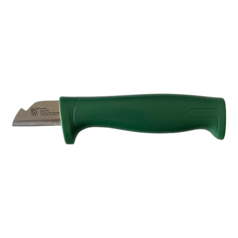 Electrician's knife with rubber handle Electrician's knife with rubber handle