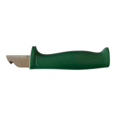 Electrician's knife with rubber handle Electrician's knife with rubber handle