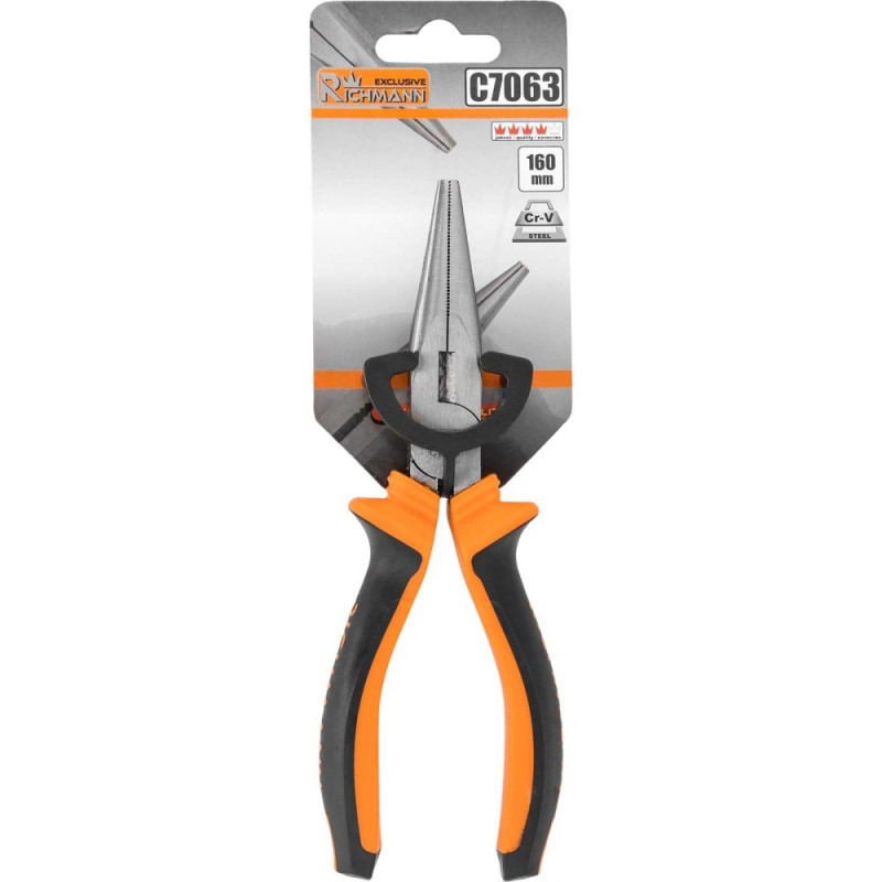 Long nose pliers (straight) 160MM Long nose pliers (straight) 160MM