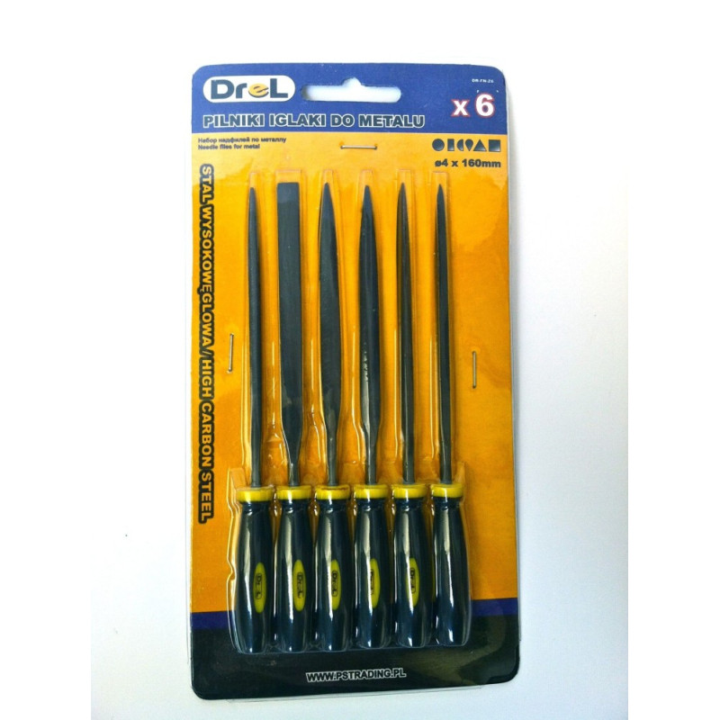 Metal needle rasps 160mm, 6pcs Metal needle rasps 160mm, 6pcs