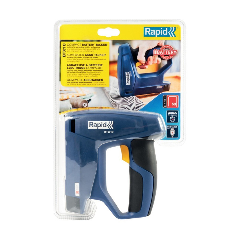 Rapid BTX10 Battery-powered Staple gun Rapid BTX10 Battery-powered Staple gun