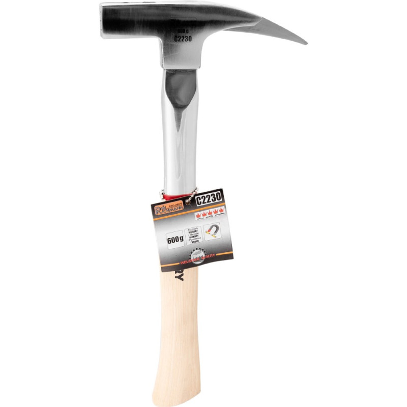 ROOFING HAMMER WOODEN/STEEL HANDLE 600G ROOFING HAMMER WOODEN/STEEL HANDLE 600G