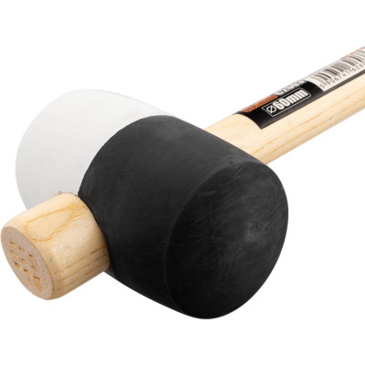 RUBBER MALLET 90MM/24 OZ WOODEN HANDLE RUBBER MALLET 90MM/24 OZ WOODEN HANDLE