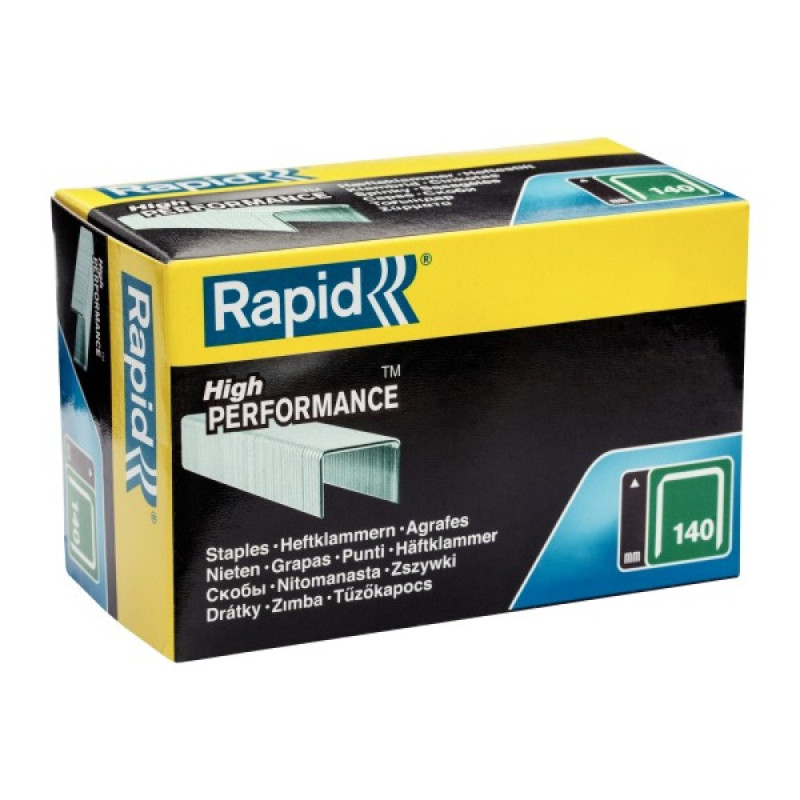 Staples Rapid , box, 140/10, 5000 pcs. Staples Rapid , box, 140/10, 5000 pcs.