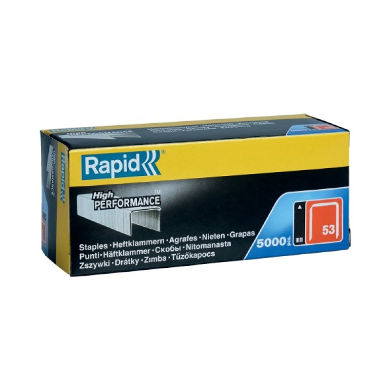 Staples Rapid , box, 53/14, 5000 pcs. Staples Rapid , box, 53/14, 5000 pcs.