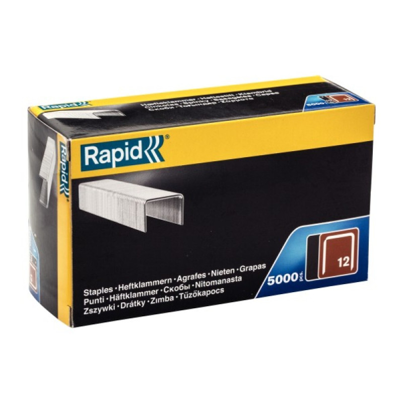 Staples Rapid 12/10, 5000 pcs. Staples Rapid 12/10, 5000 pcs.