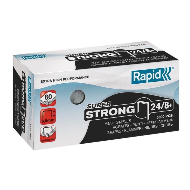 Staples Rapid 24/8, 5000 pcs. Staples Rapid 24/8, 5000 pcs.