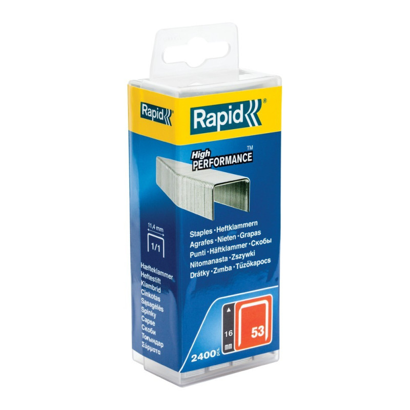 Staples Rapid 53/16, 2400 pcs. Staples Rapid 53/16, 2400 pcs.