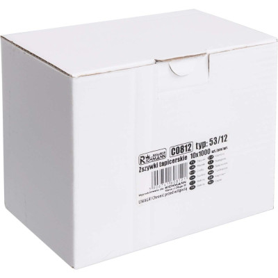 Type 53 staples, 12mm. 1000 pcs, Corona Type 53 staples, 12mm. 1000 pcs, Corona