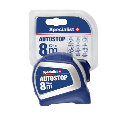 SPECIALIST+ AUTOSTOP MEASURING TAPE 8 M X 25 MM SPECIALIST+ AUTOSTOP MEASURING TAPE 8 M X 25 MM
